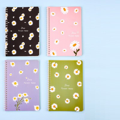 Sakura Notepad Student Stationery Notebook Novelty Cartoon Coil Notebook Cute Notebooks Random Learning Office Supplies: Red