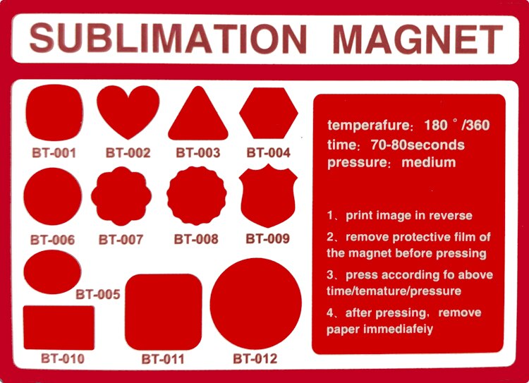 15pcs/lot Blank Sublimation 4.5*6cm Oval Metal plates DIY Fridge Magnets Refrigerator Sticker Sublimation