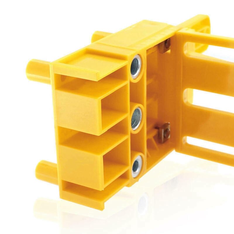 Handheld Woodworking Positioning Pin Fixture, Wood Drill Straight Hole Positioning Pin with Metal Sleeve