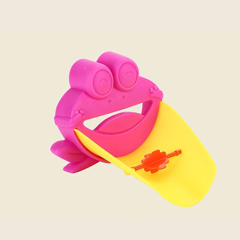 Cartoon Animal Frog Handwashing Tools Extension Of The Water Trough Bathroom Faucet Extension Children&#39;s Guide Sink: Pink