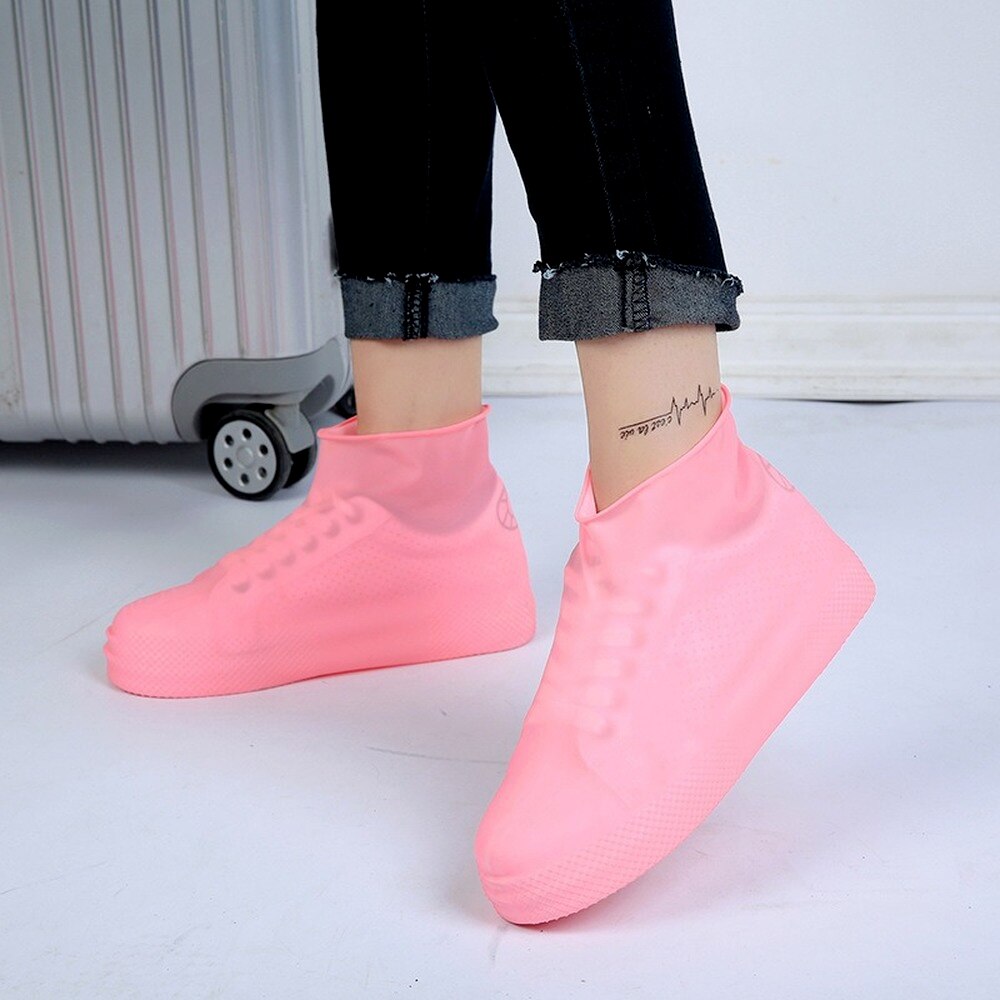 Silicone Material Unisex Shoes Protectors Waterproof Shoe Cover Rain Shoe Covers Rain Boots Indoor Outdoor Rainy Day Foot Cover