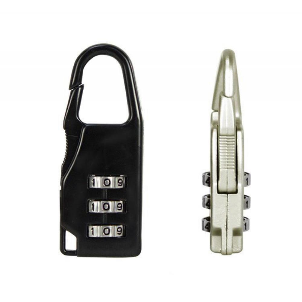 Mini 3 Digit Dial Resettable Combination Travel Luggage Suitcase Lock Padlock Backpack password lock contraseña