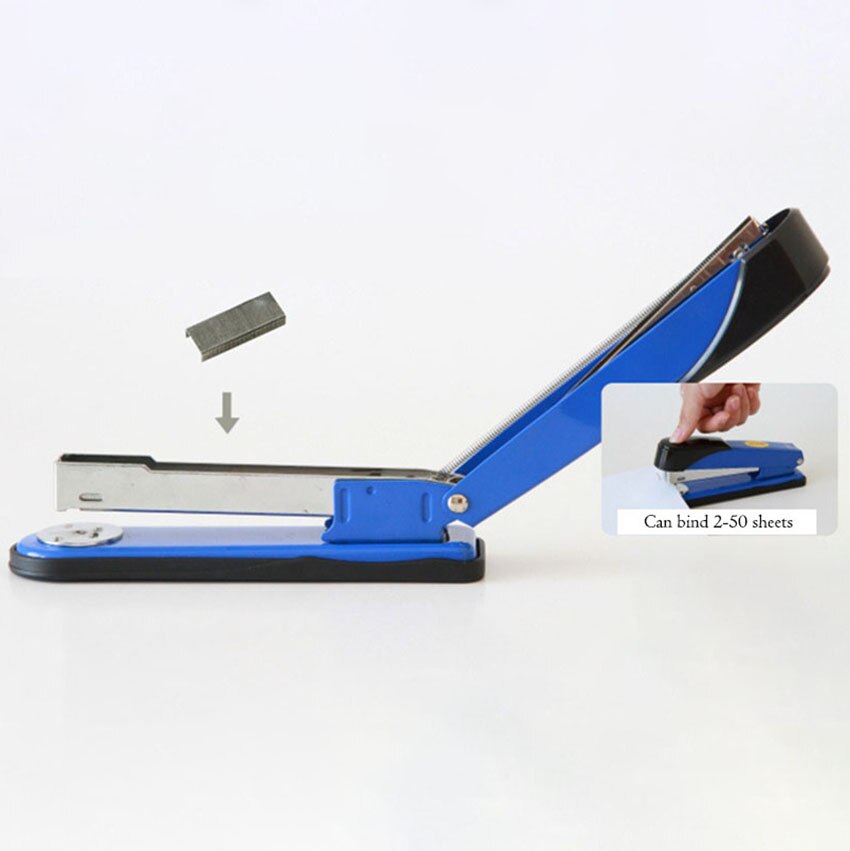 Binding 50 Pages Paper Heavy-Duty Stapler Thickened Staplers Binding Machine Student Paper Binding Stapler Office Stationery