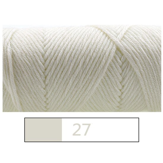 10 Pcs / Lot Lovers Cotton Natural milk cotton thick yarn for knitting Baby wool thread crochet hand knitting yarn cotton yarn: NO 27 Colour