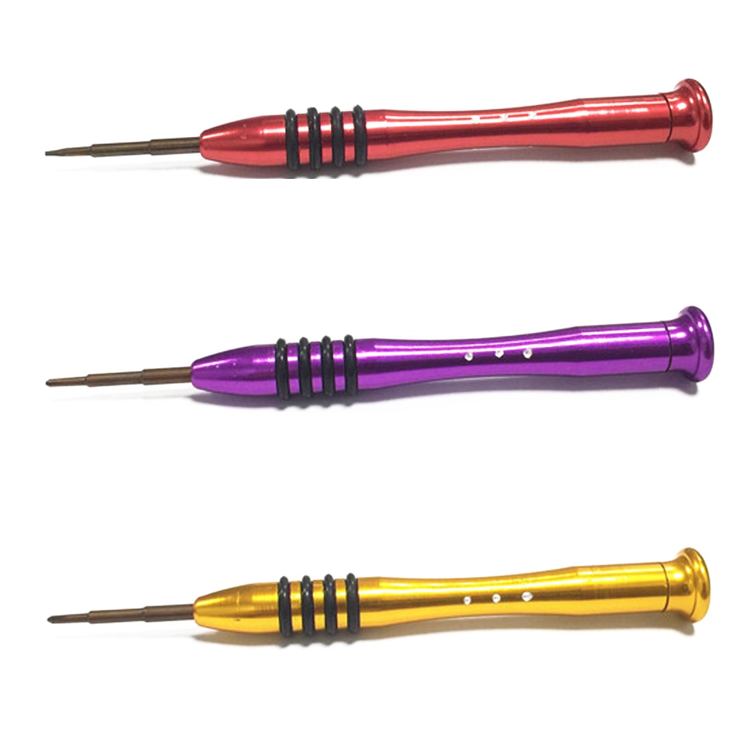 Precieze schroevendraaier demontagegereedschap voor iphone telefoon reparatiegereedschap woord 2.0/ kruis 2.0/ kruis 1.5/ vijfhoekig 0.8/ 0.6 y antislip