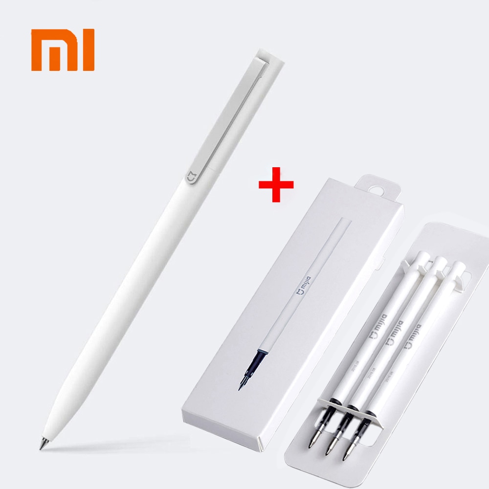 Originele Xiaomi Mijia Teken Pennen Ondertekening Pennen PREMEC Glad 9.5mm Zwitserland Refill MiKuni Japan Inkt voeg Mijia Pennen Zwart refill