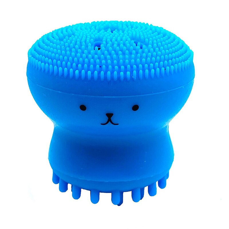 Silicone Face Cleansing Brush Octopus Shape Silicone Face Cleansing Brush Pore Cleaner Exfoliator Face Washing Brush: 01