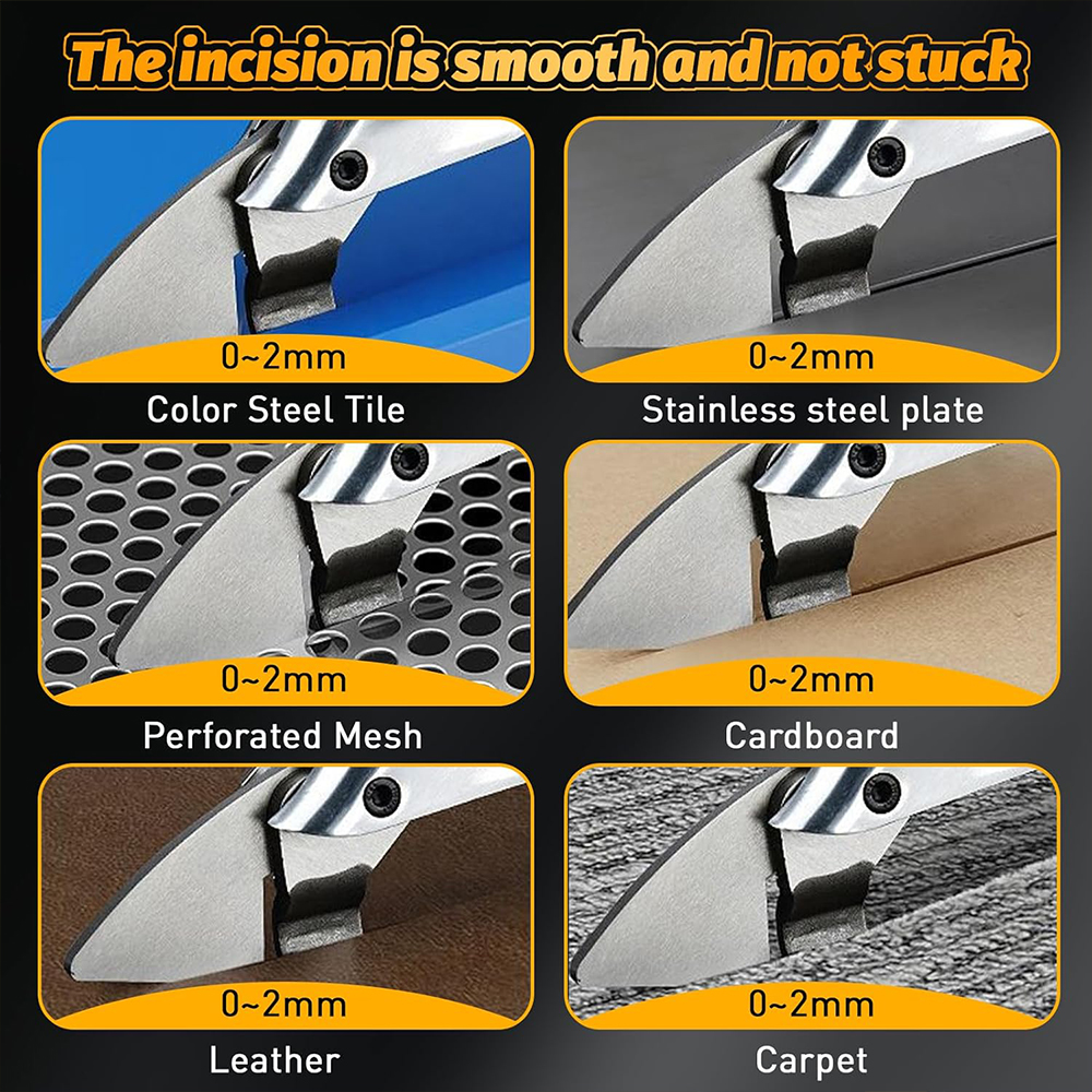 Børsteløs elektrisk metallsaks, 450w elektriske sakser, led-jernsaks, metallskjæreverktøy for makita/dewalt/milwaukee