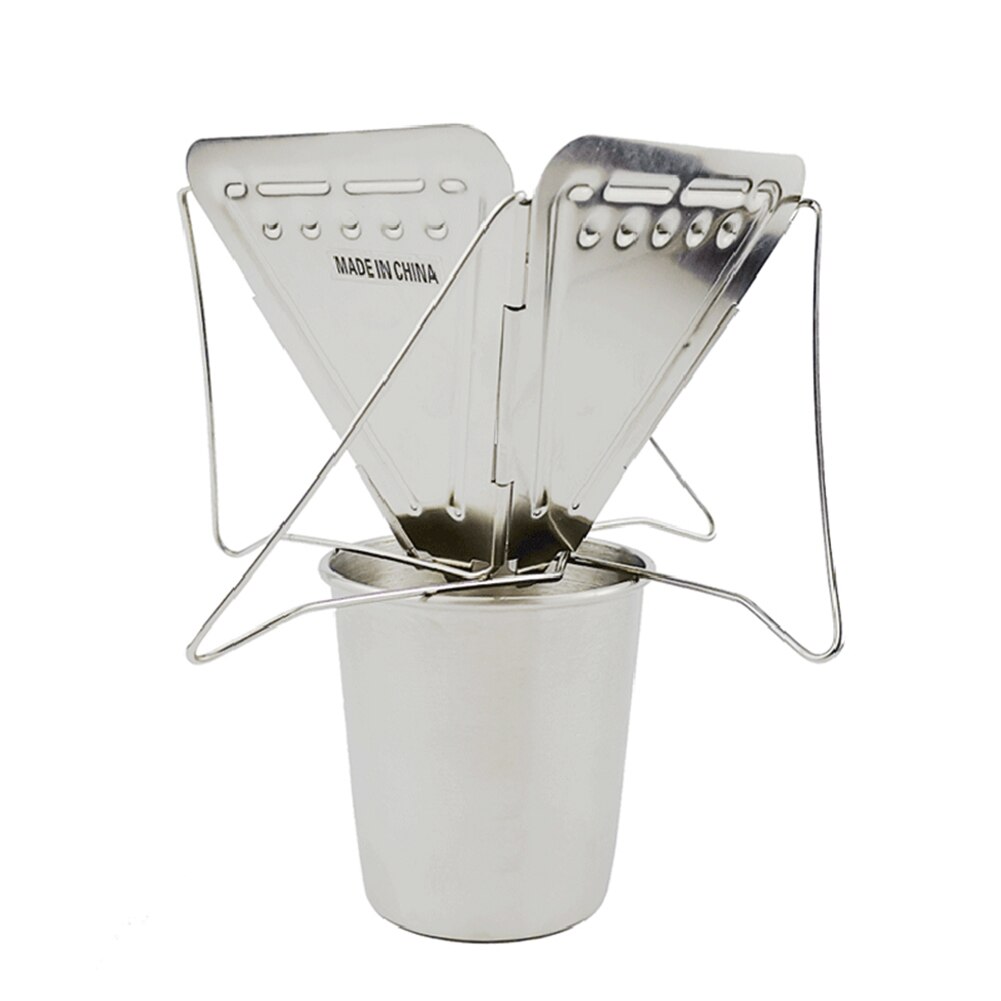 Outdoor Camping Koffie Drip Druppelaar Rack Herbruikbare Draagbare Koffiezetapparaat Filter BHD2