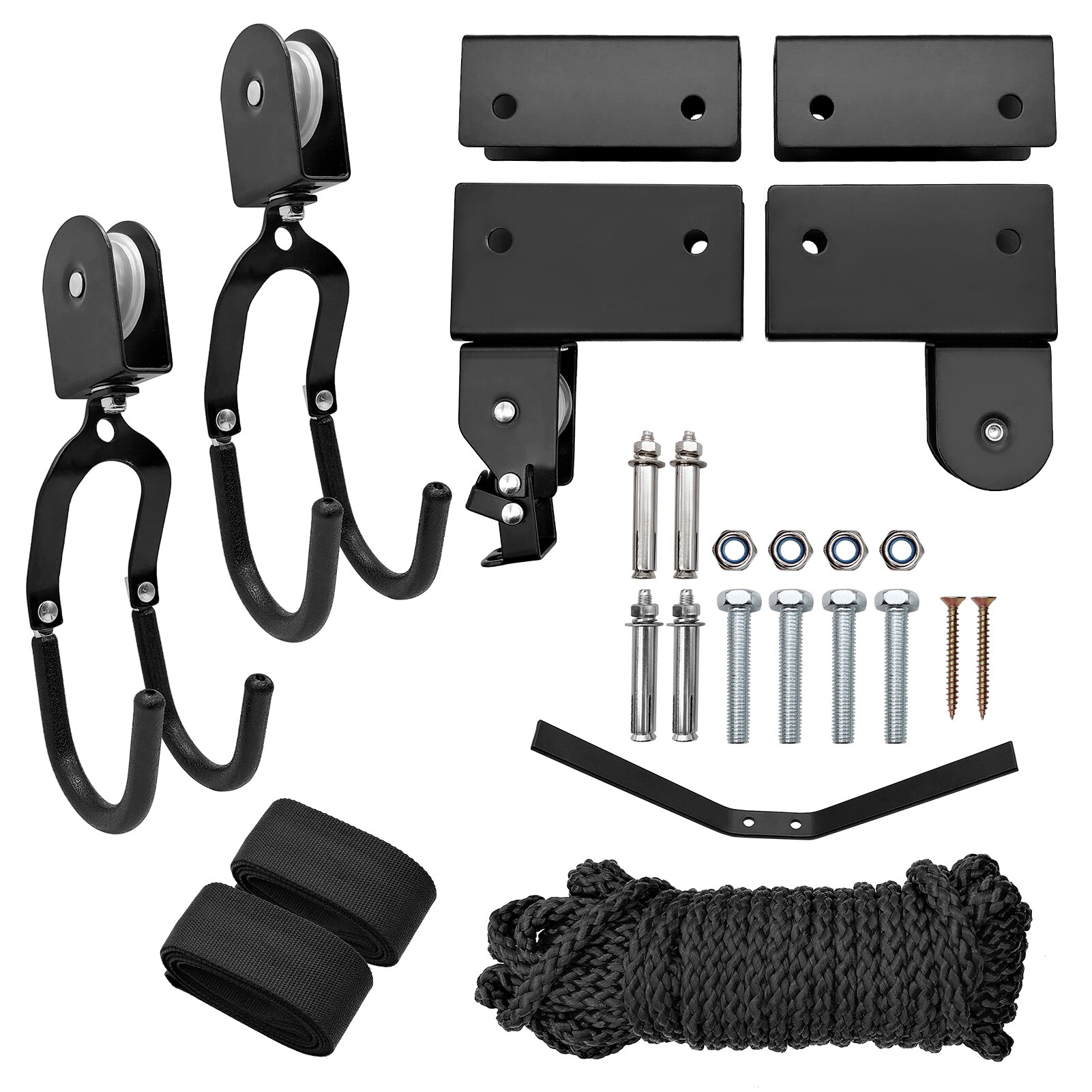 Système de poulie suspendue pour Kayak, support de plafond pour Garage, pour vélo, paddle, canoë, bateau, accessoires