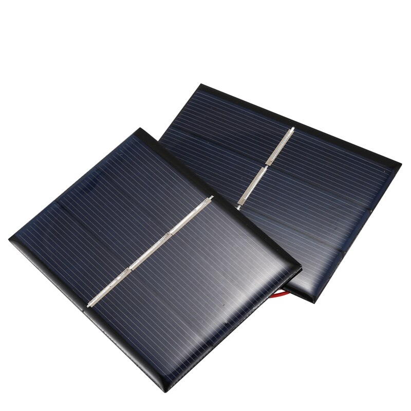 2 pcs 1.5V 400mA 80x60mm Micro-Mini Power Solar Cells For Solar Panels - DIY Projects - Toys - Battery Charger