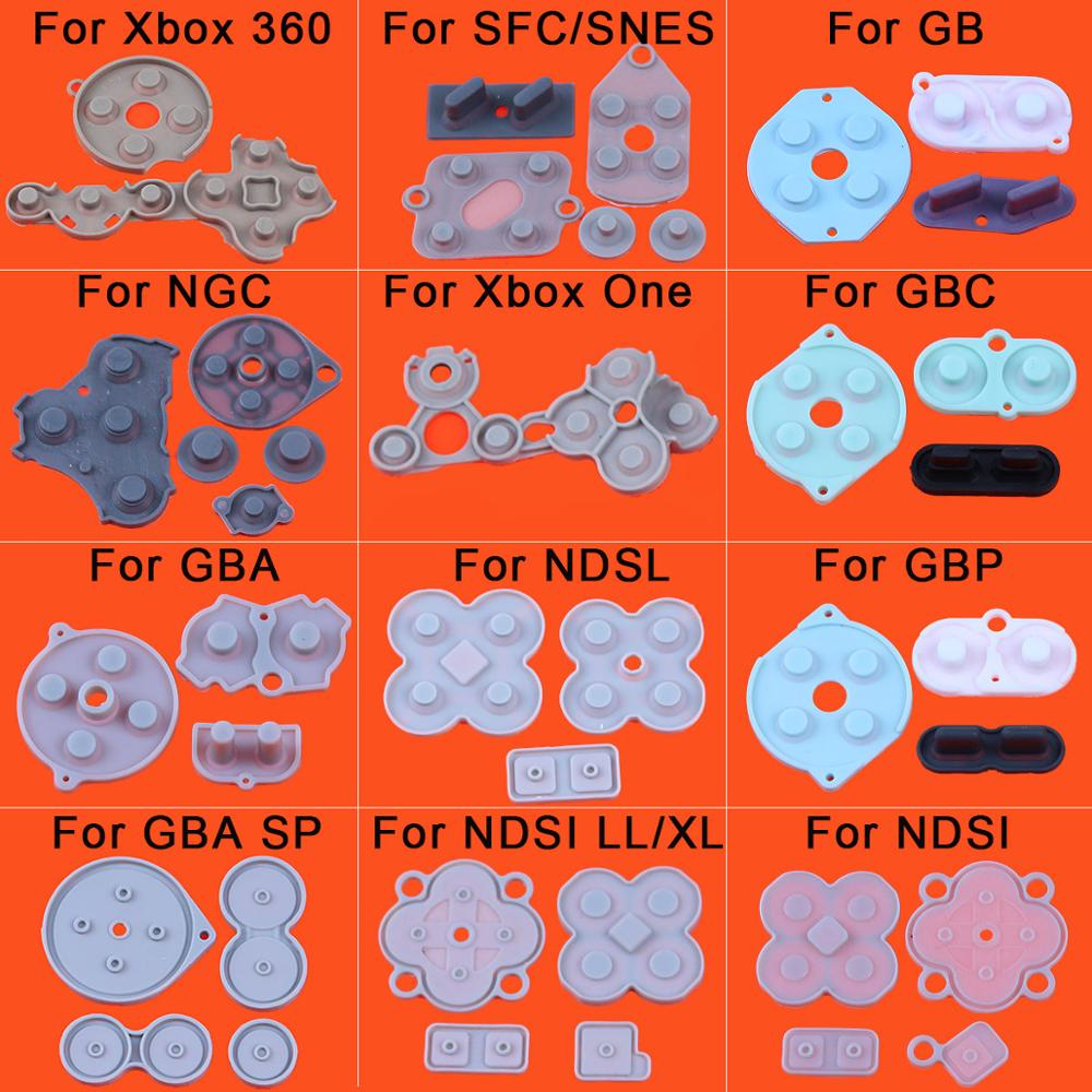 JCD Leitfähigen Gummi Kontaktieren Pad Taste A-B D-pad für xbox 360 one Gb GBC GBP SFC GBA NDSI NGC NDSL Controller Ersatz teil