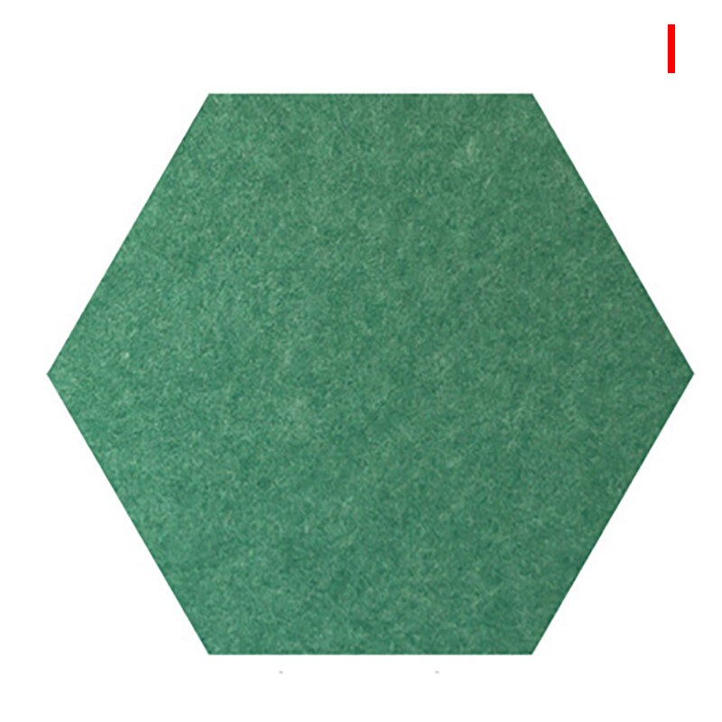 Hexagon Pad Cork Board/Pin Board 1 Pc Colorful Wall Tiles Memo Felt Board For Wall Stickers Home Decors: I