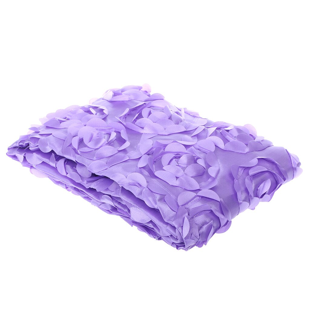Newborn Baby 3D Photography Photo Prop Rose Flower Backdrop Blanket Rug 11 Color: Light purple