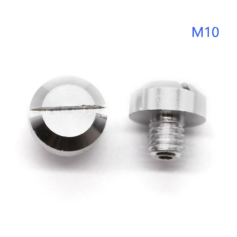 Tapones para espejos retrovisores M10, tapones para orificios de espejos de motocicleta, 2 pares de tornillos para orificios de retrovisores laterales M10x1.25: Plata