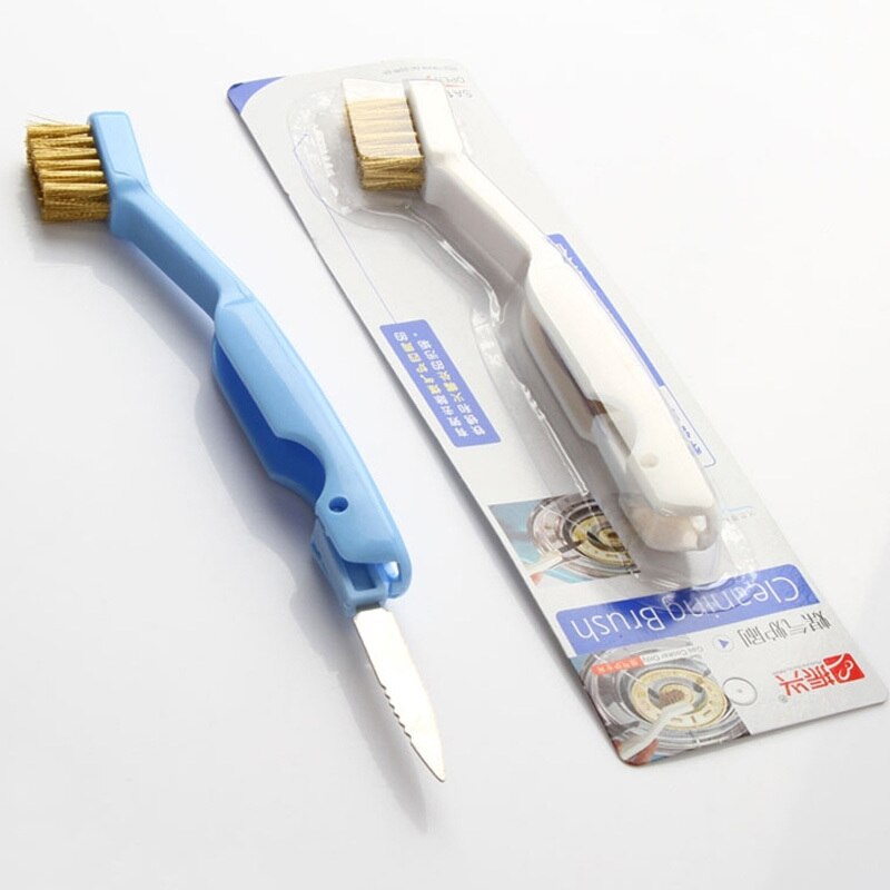 Gas Cooker Clean Brush Lampblack Machine Copper Wire Brush Since Bring Scraper Cooking Bench Gas Stove Cleaner Have Kitchen