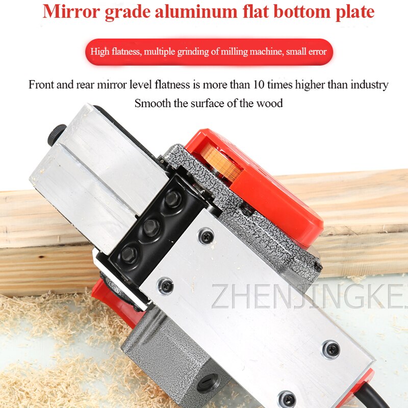 Small Electric Planer Woodworking Tools 220V/500W Household Multifunction Portable Desktop Carpenter Precise Planing width150MM