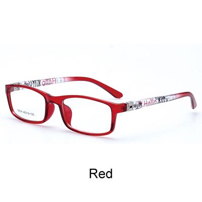 Ralferty børn optisk brilleramme barn dreng pige nærsynethed recept brillerammer klar briller ramme oculos 8804: Rød