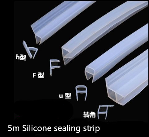 5 M F U H Vorm Glazen Deur Afdichtingen Silicone Rubber Douche Deur Vensterglas Seal Strip afdichting Raam Deur