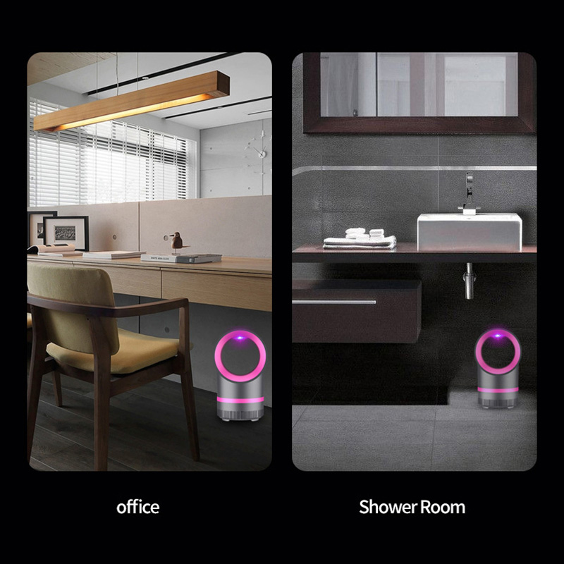 Elektrische muggenlamp, vliegenval, insectenverdelger, usb-aansluiting, draagbare, stille buitenlamp tegen muggen.