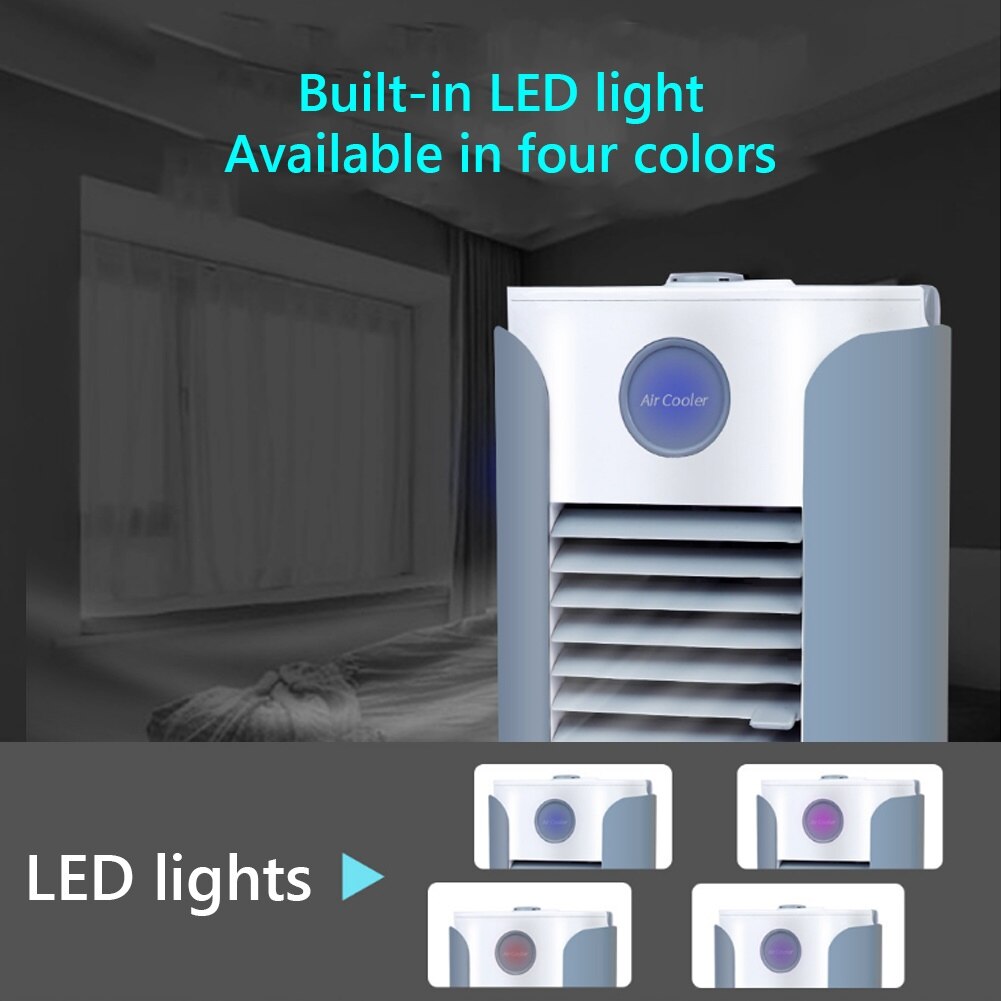 Akumulator przenośny ręczny klimatyzator przenośny USB 3 prędkości klimatyzacja nawilżacz wentylator chłodnicy dla Dom gabinet