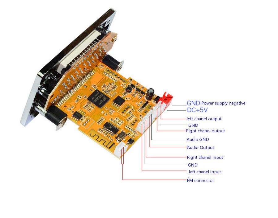 TCXRE Audio Decoder Player - MP3, FLAC, WAV, HD Video MP5 - Bluetooth Receiver - E-Book Reader