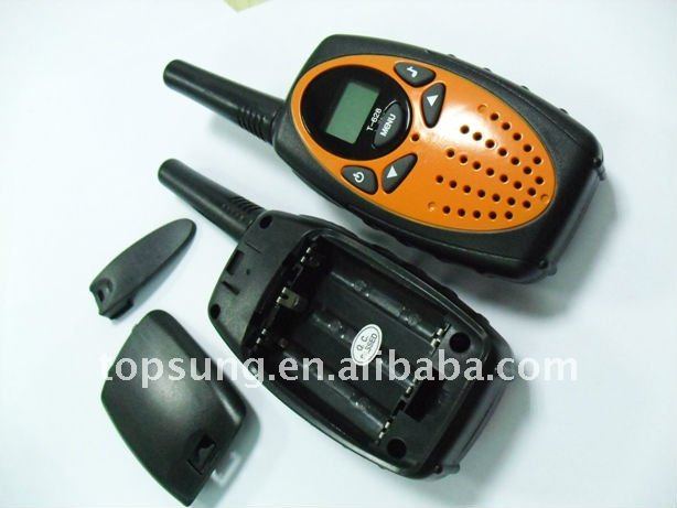 2PCS TS628 1w long range Portable PMR446 Handheld Walkie Talkies 2 Way mobile Radios Transceiver orange w/ charger earphones