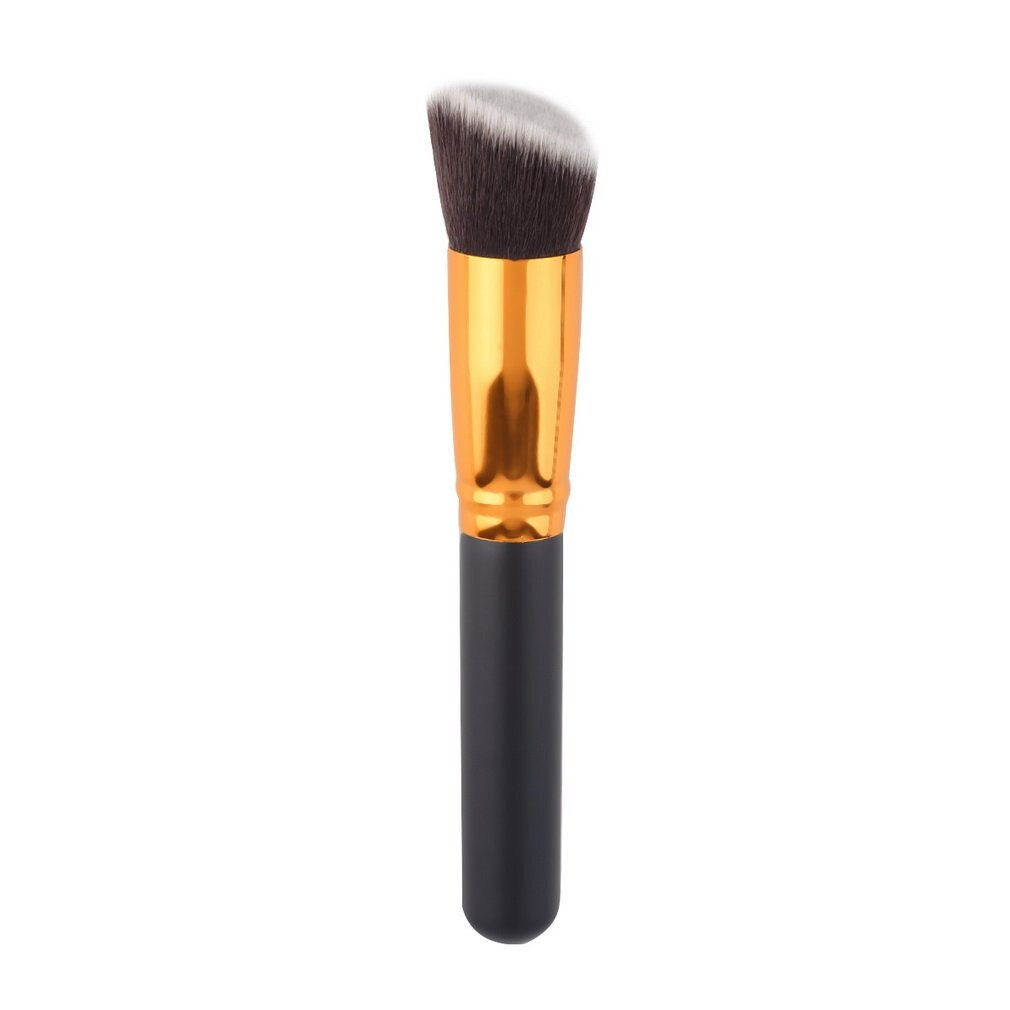 Foundation skönhet make up puder foundation borste vinklad platt topp rouge borste bas kosmetiska ansiktssminkning verktyg