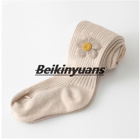 Babystrumpfhosen, atmungsaktiv, weich, kinderstrumpfhosen, einfarbig, strumpfhosen für mädchen, kleinkinderstrümpfe, babykleidung: Kaiki blumenstrumpfhose / Passend für 2-4 jahre