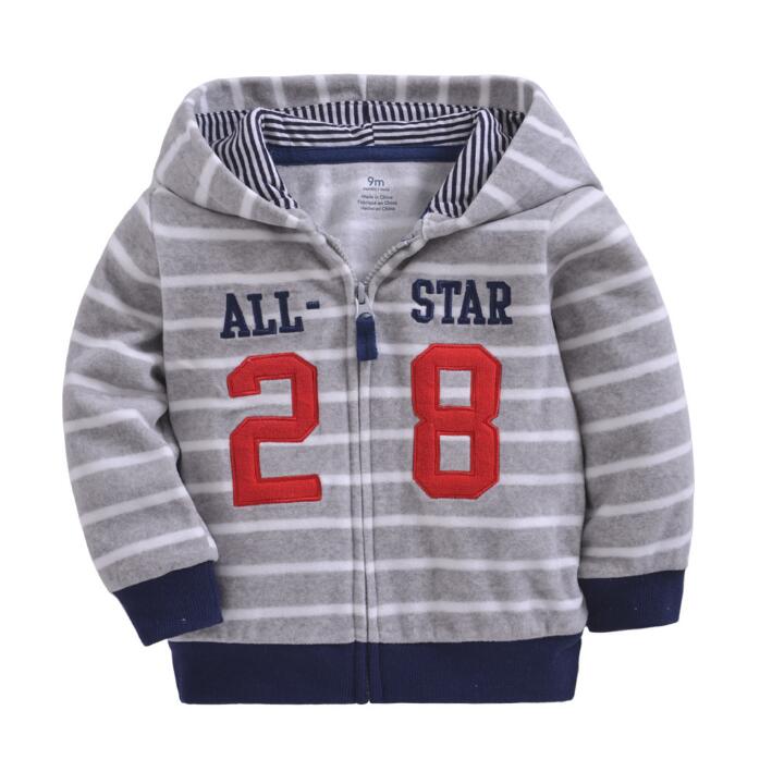 Schattige lente kinderjas gestreepte hoodies baby jongens bovenkleding cartoon beren jassen lange mouwen peuter jongens herfst tops jas jas