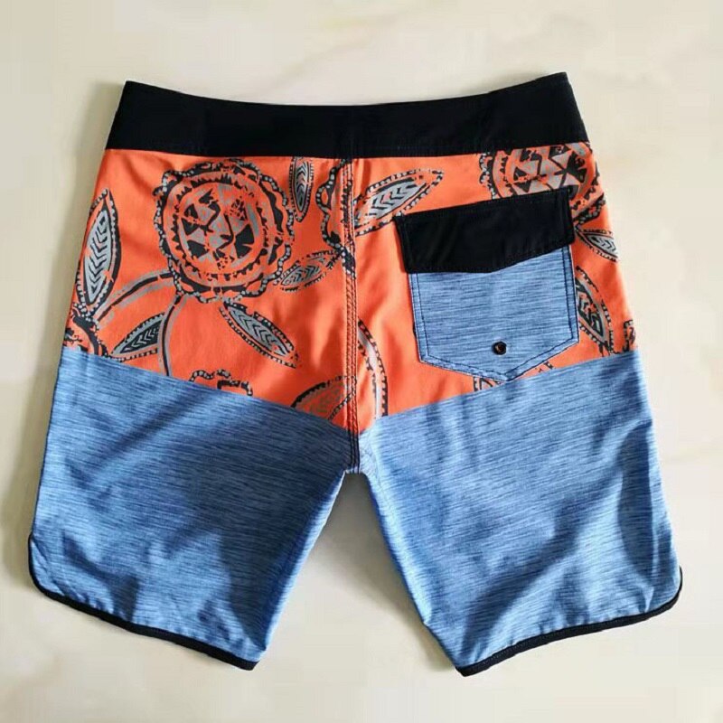 Pantalones cortos de playa para hombre, Bermudas para nadar, bañador de verano, pantalones cortos de secado rápido, para playa-40: Asain Size 34