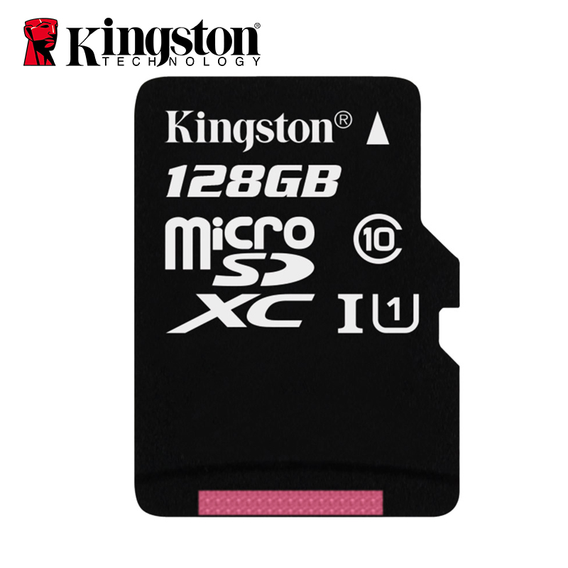 Oryginalny Kingston karta MicroSD karta pamięci Flash 64GB 128G 32GB 16G Class10 TF karty microSDHC microSDXC micro sd 8GB do telefonu: 128GB Class 10