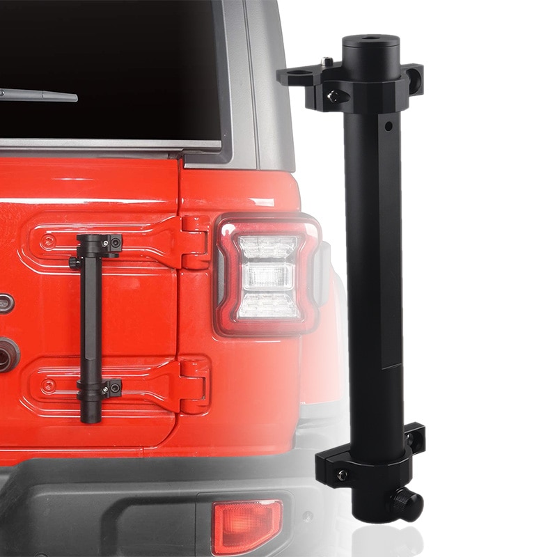 for Jeep Wrangler Accessories Tailgate Hinge Flag Pole Antenna Mounting Bracket Flagpole Holder for Jeep Wrangler JL JK