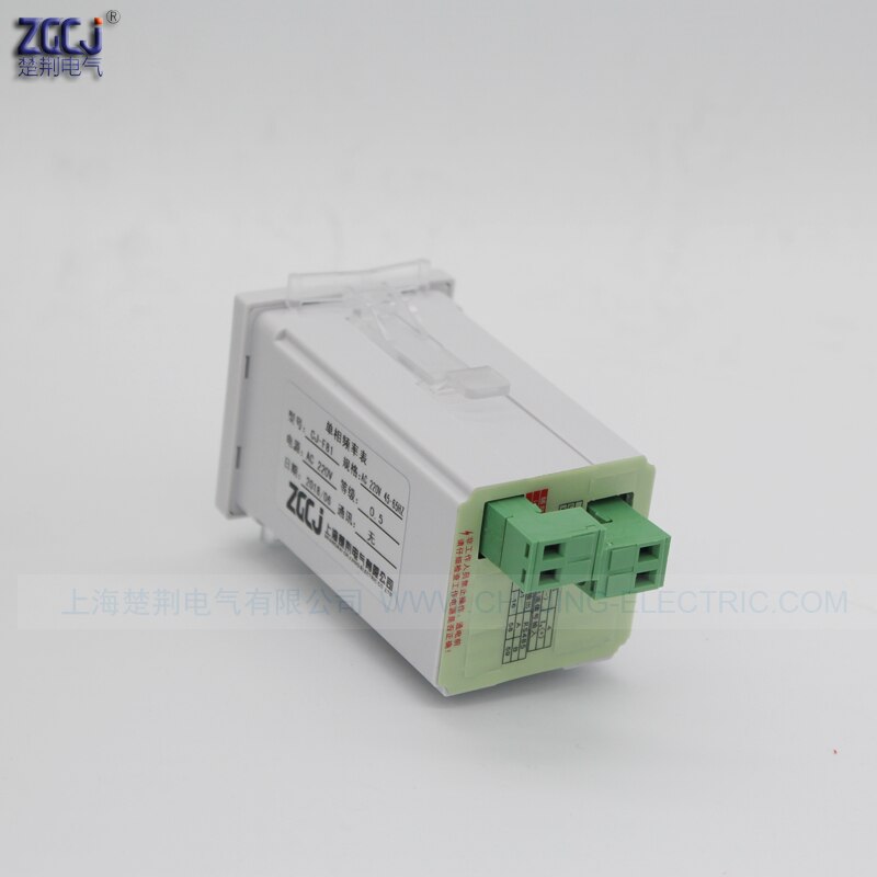 Singal phase 220VAC 45-65Hz digital frequency panel meter 48*48*80mm mini digital Hz meter