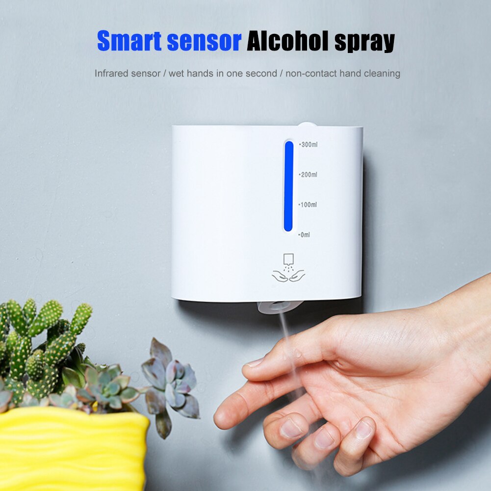 Zeepdispenser Touchless Hand Wandmontage Sanitizer Wasmiddel Dispenser Automatische Spuit Voor Badkamer Accessoires
