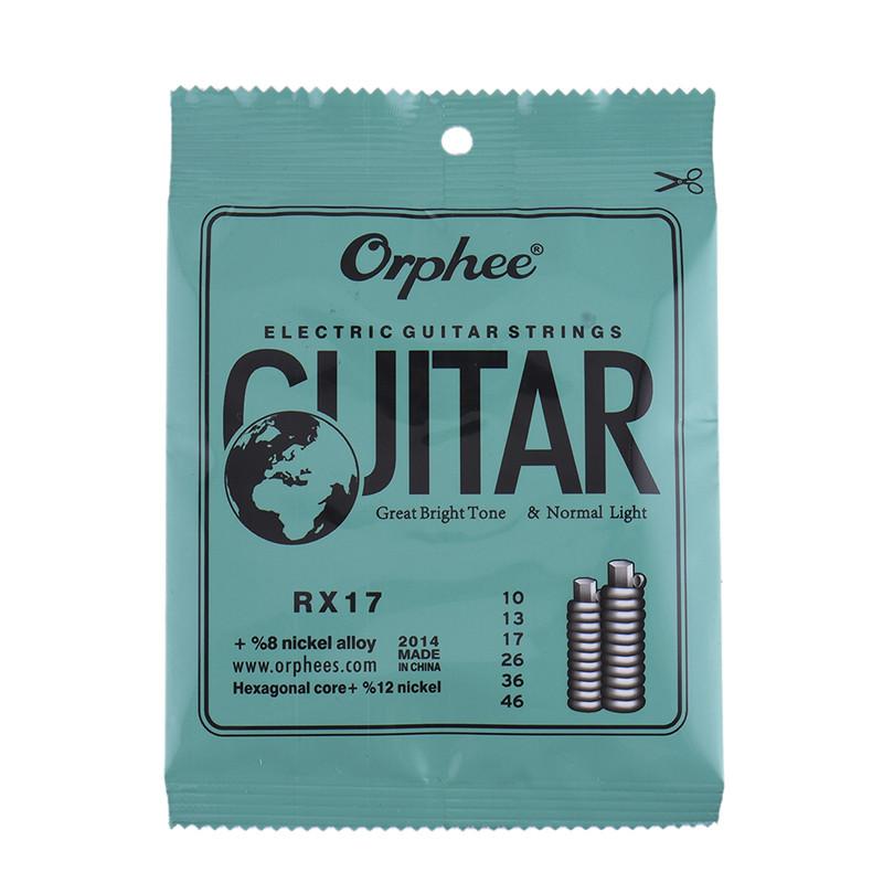 1 Set Nickel Plated Steel Guitar Strings For Electric Guitar With Original Retail Package Music Accessories: RX17