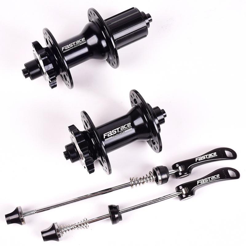 DA01/201 Hub Sealed Bearing Disc Brake 24 28 32 Holes Bicycle Quick Release 8 9 10 11 Speed 30 Rings for MTB Mountain Bike Hub: Black 32 hole pair