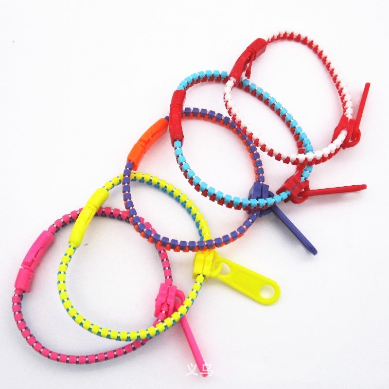 Bracelet à fermeture éclair, jouet pour enfant, tdah, autisme, sensoriel, anti-Stress, Focus, tuer, Fidget, 1/3/5 pièces