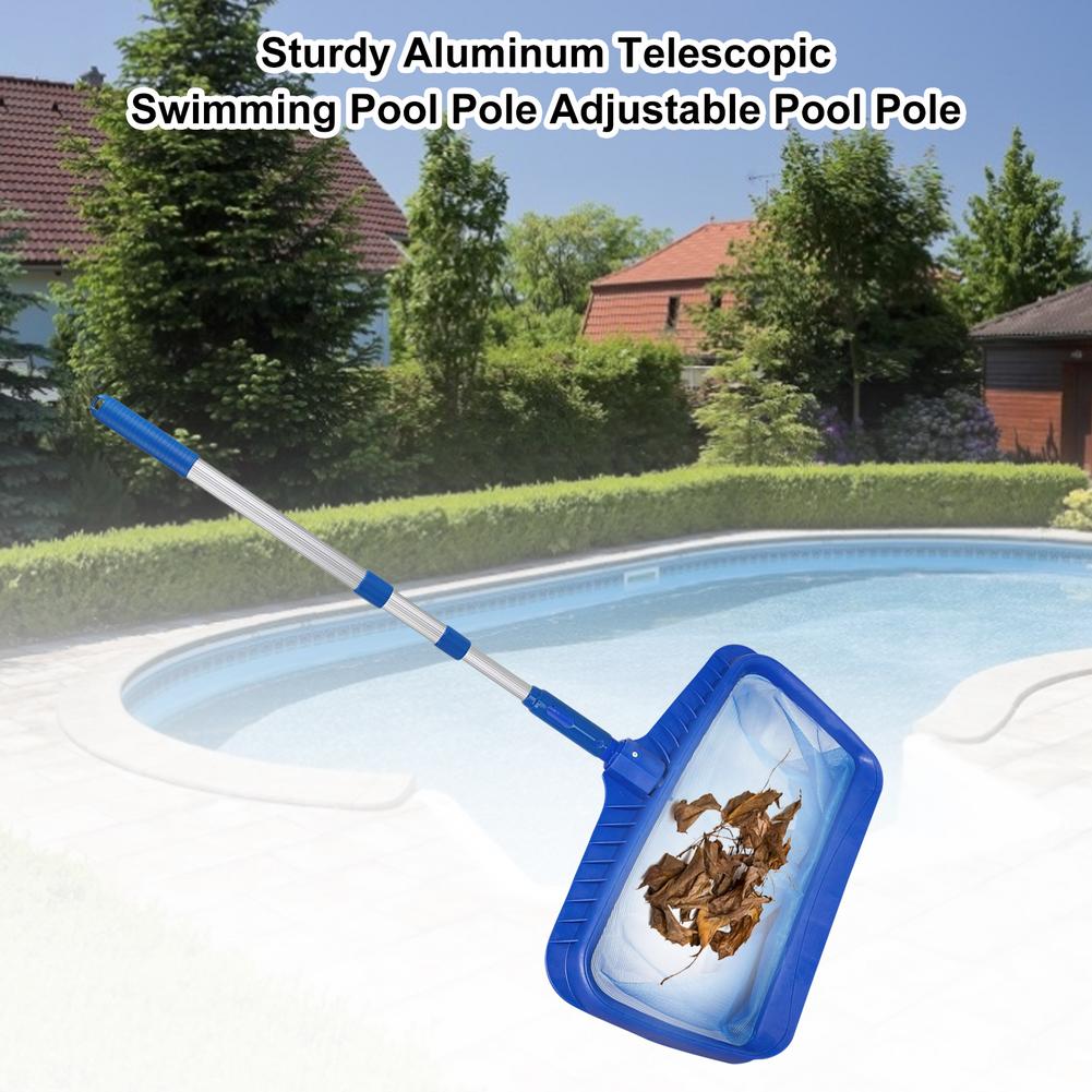 Sturdy Aluminum Telescopic Swimming Pool Pole Adjustable Pool Pole Adjustable Pool Pole Accessories
