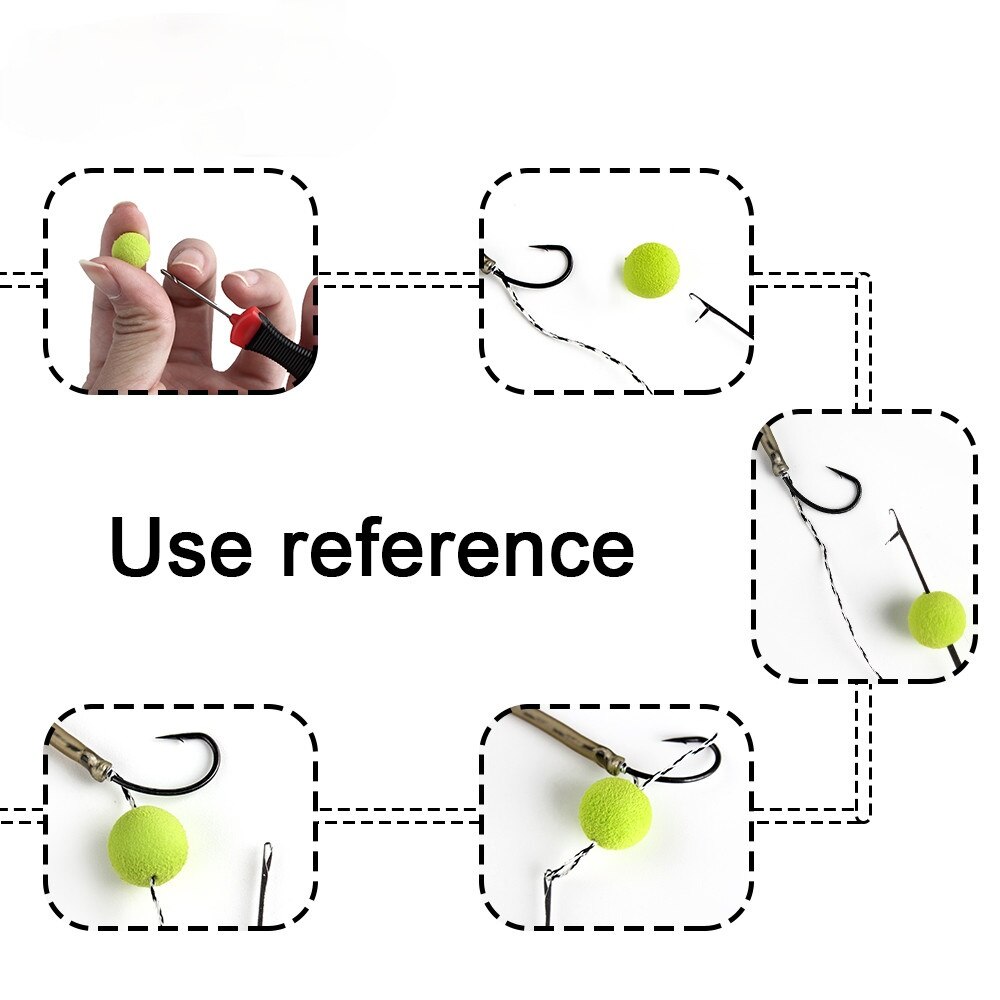 FISH Carp Fishing Accessories Boilie Needle Set Kit Tool Stainless Baiting Drill Stringer Needle Fishing Tool