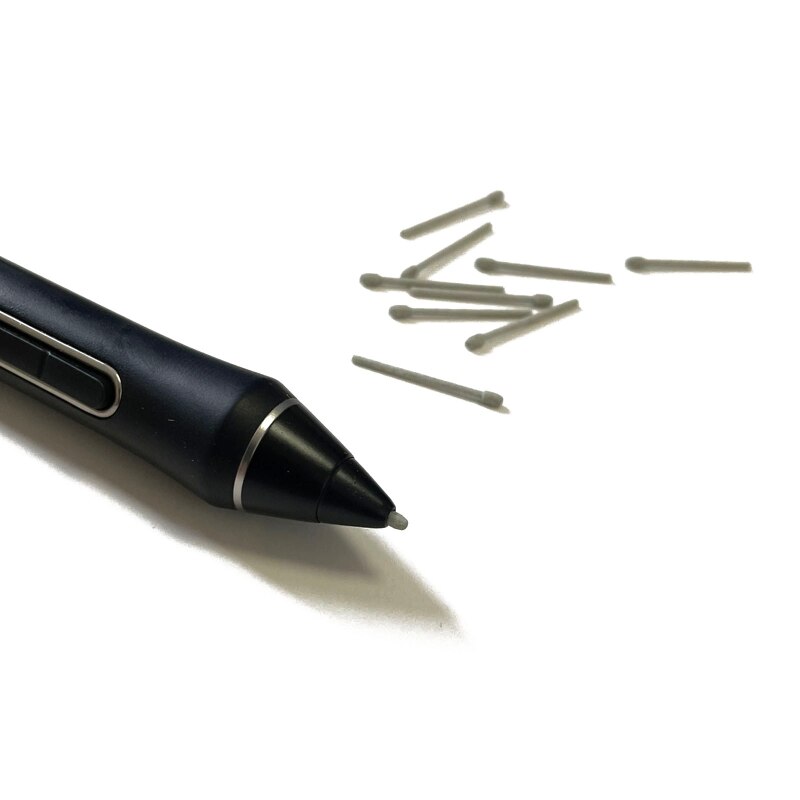 Almohadilla de dibujo gráfico, puntas de fieltro, puntas de lápiz óptico de repuesto para Intuos Pro PHT860/ PHT660 , Cintiq DTH1320/1620 D5QC, 10 piezas
