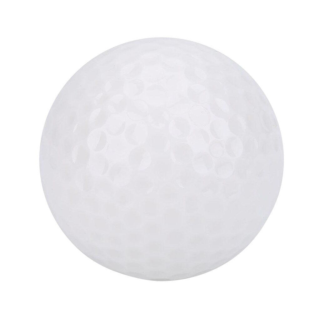 LED Luminous Rubber Golf Ball Outdoor Night Training Practise Colorful Flashing Golf Ball: Default Title