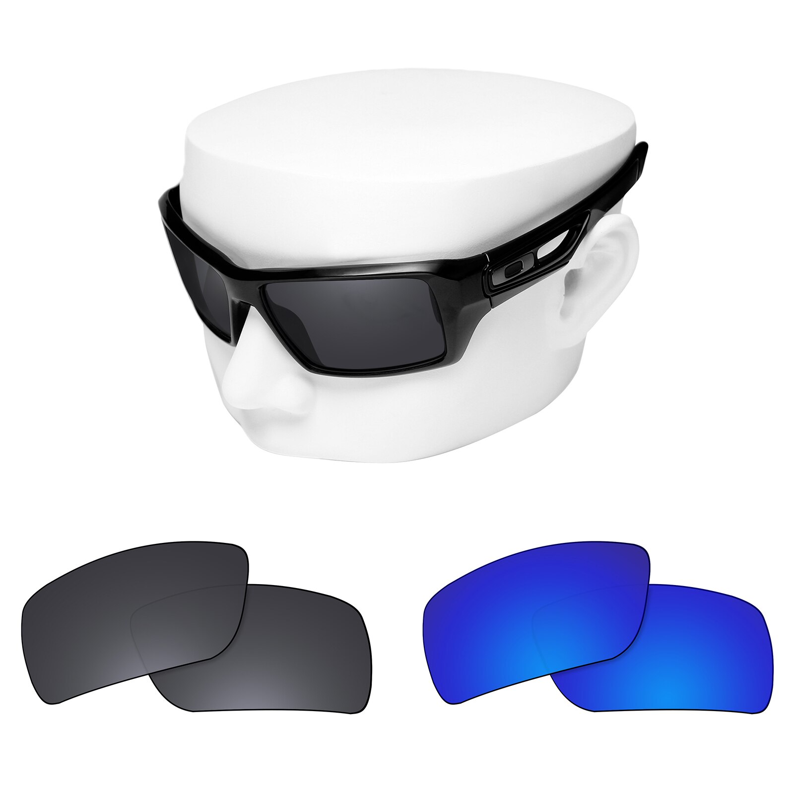 Oowlit polariserte erstatningslinser til-oakley øyelapp 2 oo9136 solbriller