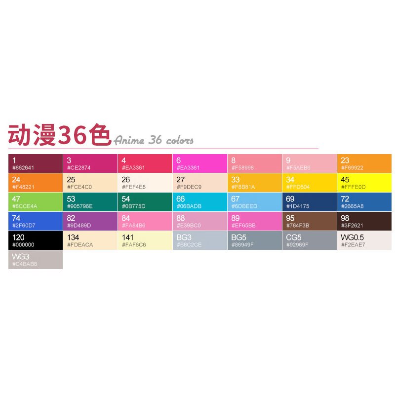 TOUCHNEW-Conjunto de rotuladores de doble punta, set de 30/40/60/80/168 colores, rotuladores permanentes de alcohol para dibujo artístico: D