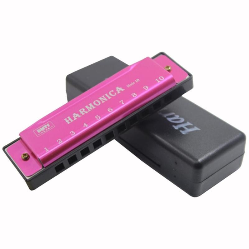 Harmonica 10 Holes Harp 20 C Tone Diatonic Harp key Blues mouth Training Jazz band Early Education Music C organ Sense Baby C4I5: E