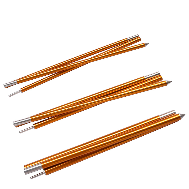 Cest UL 120CM Long Diameter 13MM/16MM/19MM BLACK/RED Color Tent Rod Support Pole Shelter Tarp Canopy Aluminium Alloy