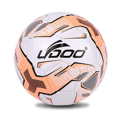 YUYU Official Size 5 Football Ball PU Slip-resistant Match Training Soccer Ball Football Soccer Equipment: white orange