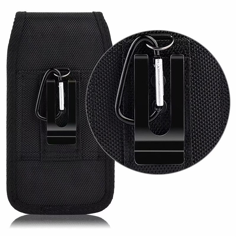 Telefoonhoesje oxford stoffen tas telefoonhoesje voor oneplus 8 hoesje leren hoes flip heuptasje riem telefoonhoesje voor oneplus 8 pro