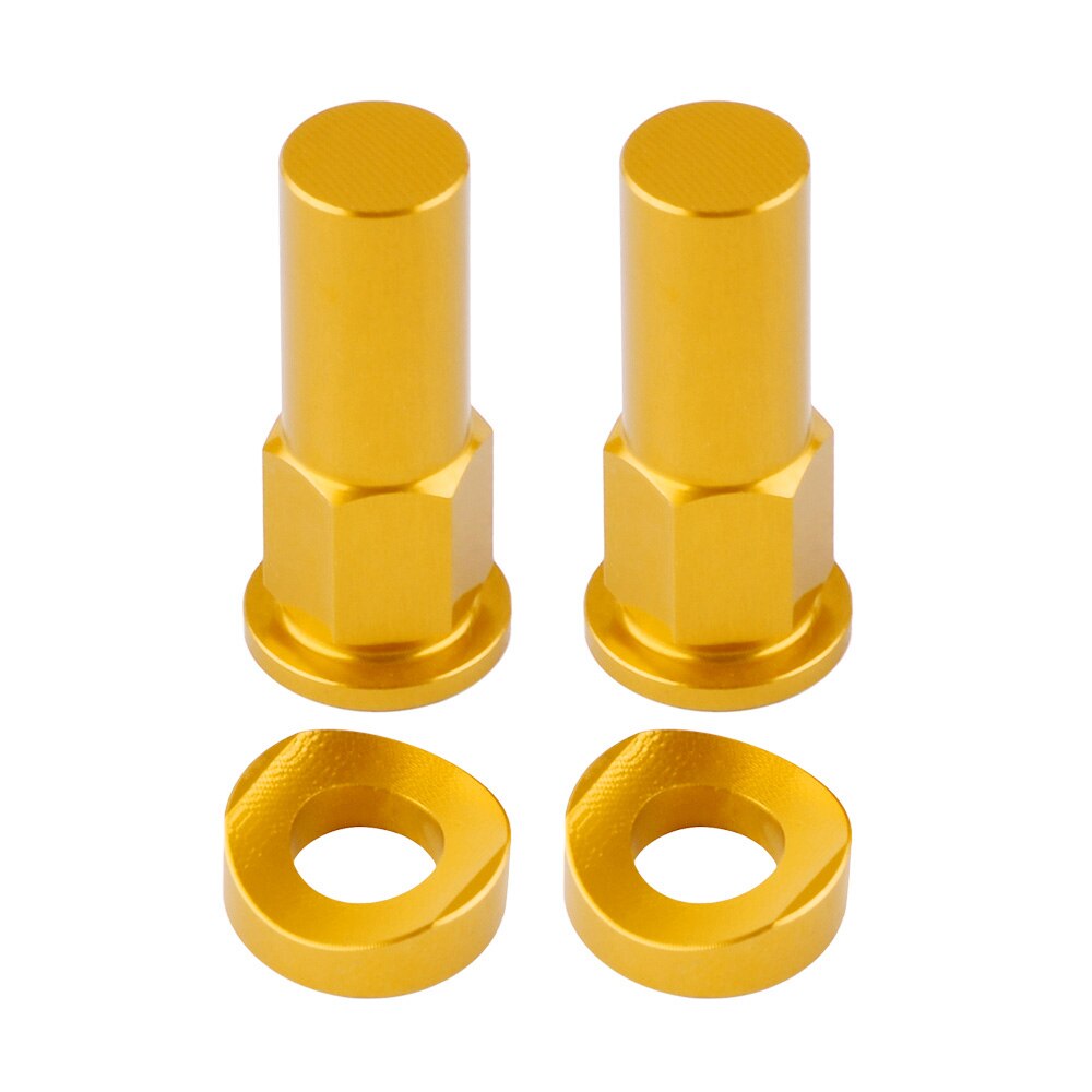Schmutz Grube Fahrrad 8x 1,25mm Reifen Luft Klemme Schraube Felge sperren murmeln Abstandshalter Ventil Stengel Deckel für Honda Yamaha suzuki Kawasaki KTM SX F EXC F: Gold