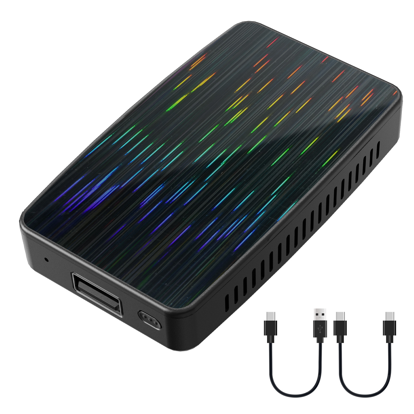 Android Auto CarPlay adaptateur sans fil 2 en 1 Mini voiture systèmes intelligents lecteur accessoires Navigation musique commande vocale: orange